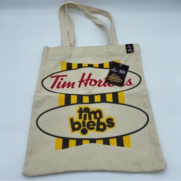 NWT Tim Hortons x‎ Justin Bieber Tote Bag - Picture 1 of 4